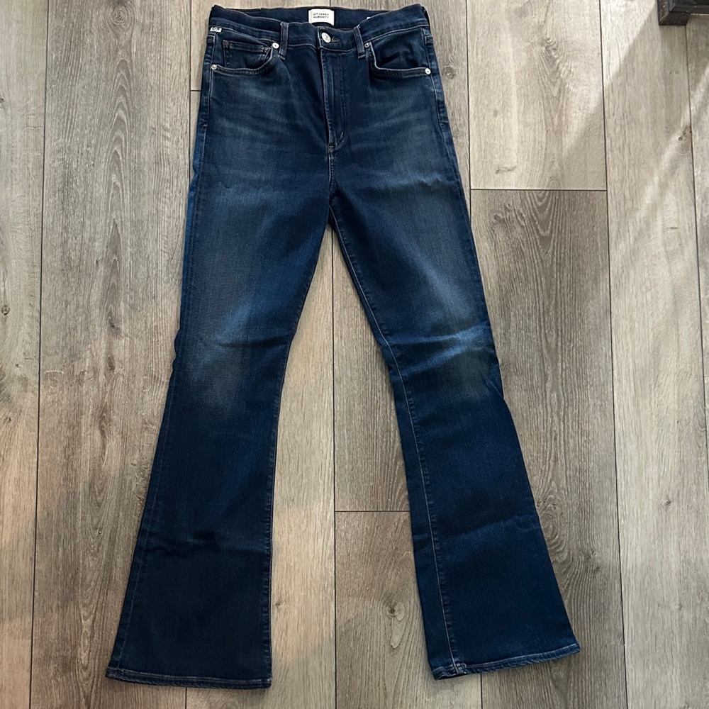 Citizens Of Humanity Dark Blue Flare Jeans